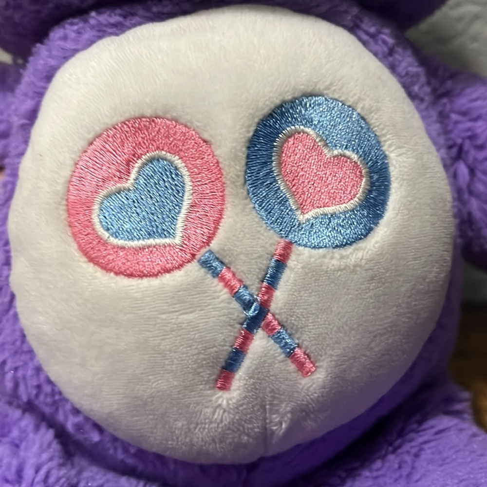 Care Bears Purple Plush with Heart Balloons - Picture 8 of 8